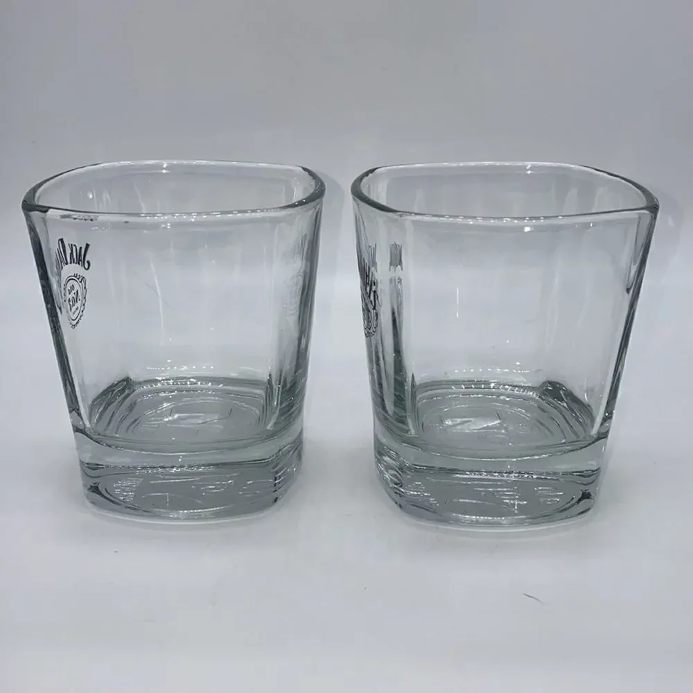 Jack Daniels Glass Whiskey Glasses Set of 2